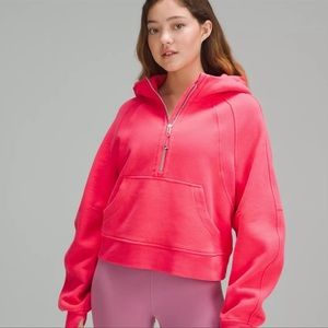 NWT Lululemon Scuba Hood Sweatshirt Lip Gloss size M/L